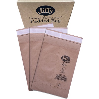 Jiffy Green PB0 Envelopes - 135x229mm